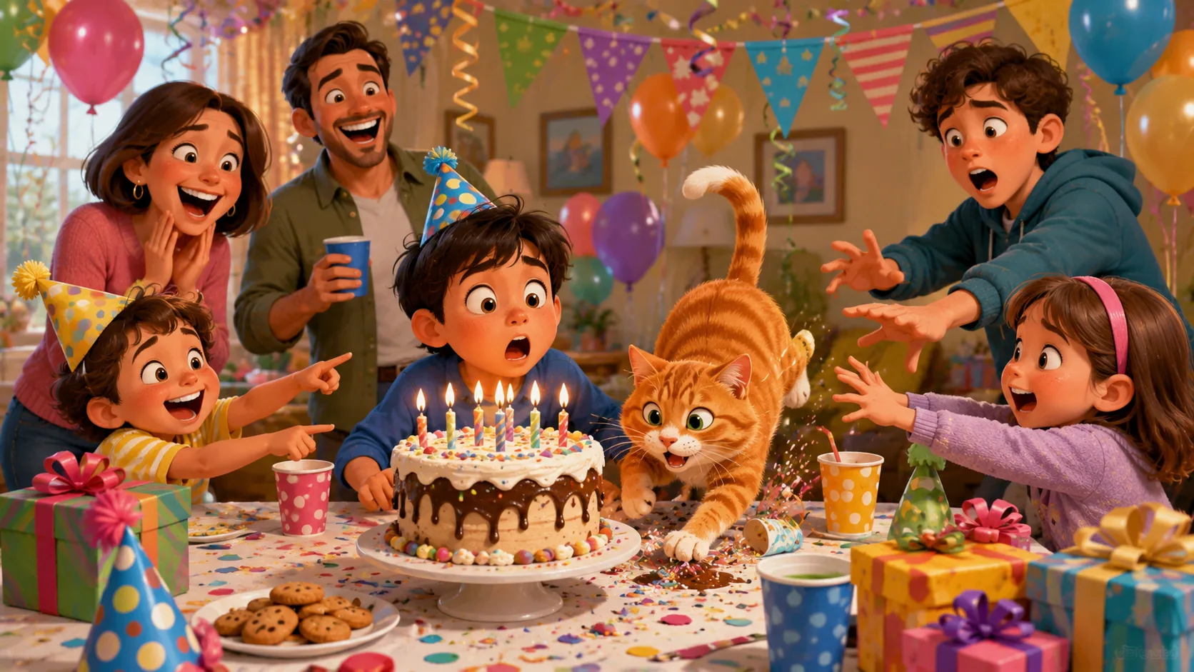 Birthday Cake Chaos